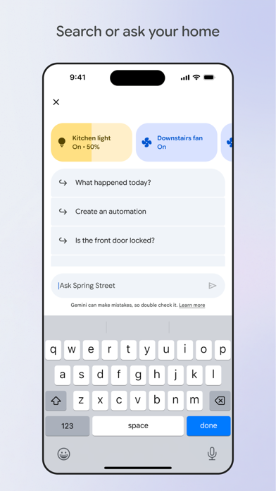 Google Home screenshot