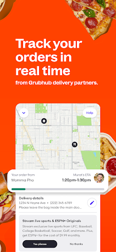 Grubhub: Food Delivery screenshot