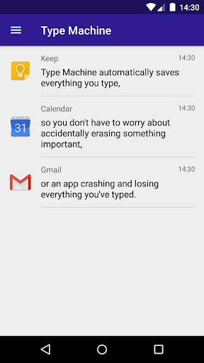 Type Machine screenshot