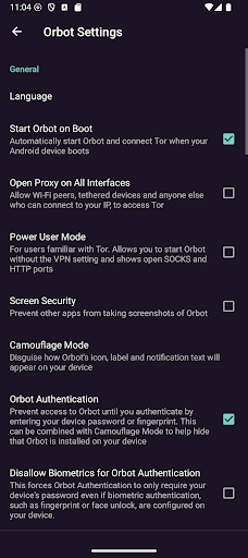 Orbot: Tor for Android screenshot