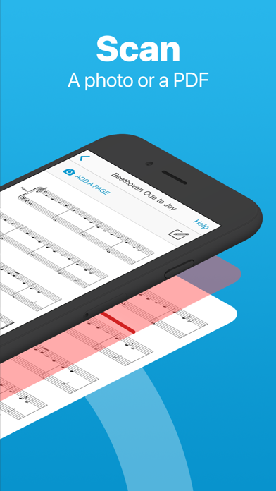 Sheet Music Scanner & Reader screenshot