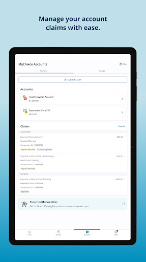 MyChoice Benefits screenshot
