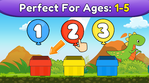 Balloon Pop Kids Learning Game screenshot