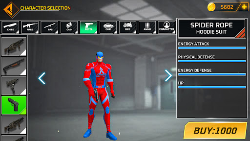 Spider Rope Action Game screenshot