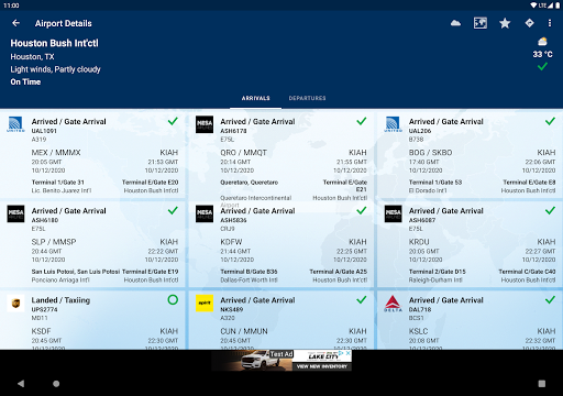 FlightAware Flight Tracker screenshot