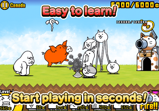 The Battle Cats screenshot