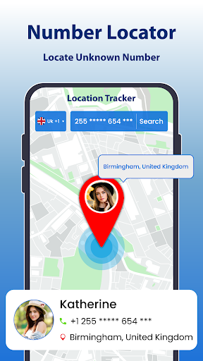 Phone Number Location screenshot