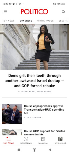 POLITICO screenshot