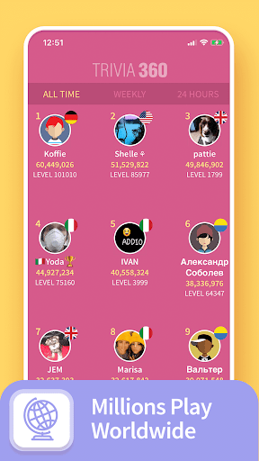 TRIVIA 360: Quiz Game screenshot