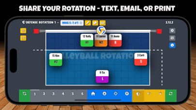 Volleyball Rotations screenshot