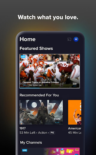 Sling: Live TV + Freestream screenshot