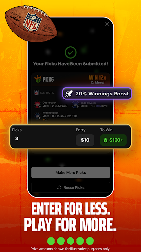 DraftKings Pick6: Fantasy Game screenshot