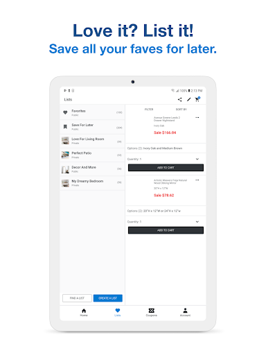 Bed Bath & Beyond screenshot