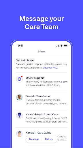 Oscar Health screenshot