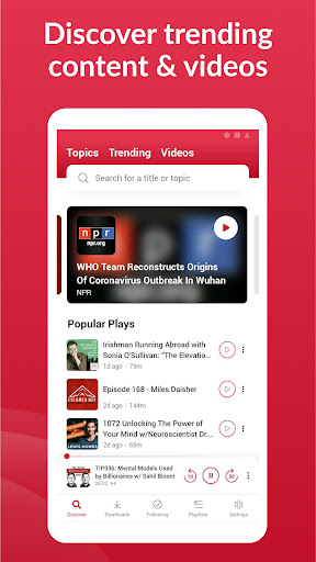 Offline Podcast App: Player FM screenshot