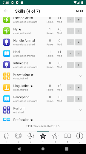 RPG Scribe Pathfinder & 3.5e screenshot