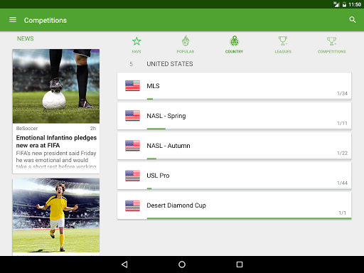 BeSoccer - Soccer Live Score screenshot