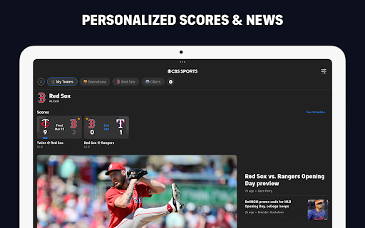 CBS Sports App: Scores & News screenshot