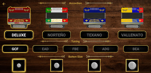 Mezquite Diatonic Accordion screenshot
