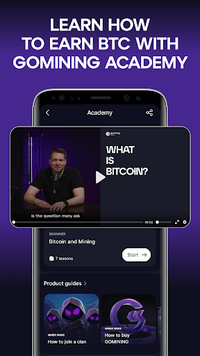 GoMining: Mining, Using BTC screenshot