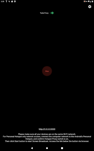 TeslaMirror screenshot