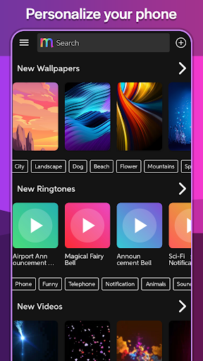 Ringtones & Wallpapers - Mob24 screenshot