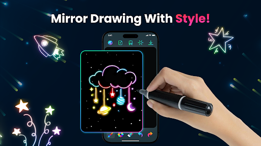 Magic Doodle: Glow Art Drawing screenshot
