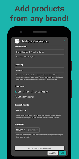 Skincare Routine screenshot