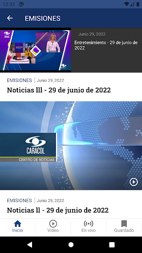 Noticias Caracol screenshot