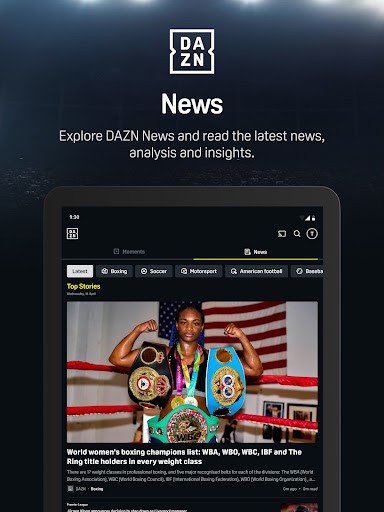 DAZN - Watch Live Sports screenshot
