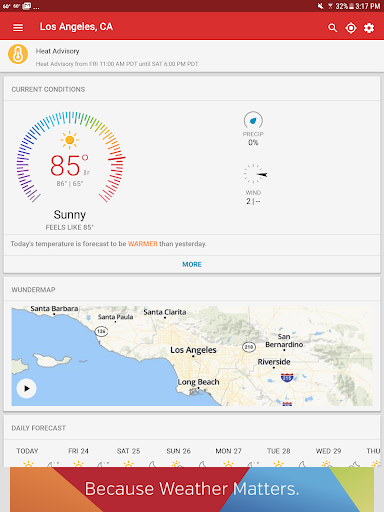 Weather data & microclimate : screenshot