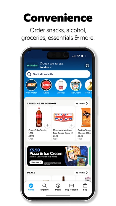 Gopuff—Alcohol & Food Delivery screenshot