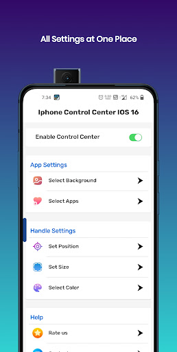 iPhone Control Center iOS 16 screenshot