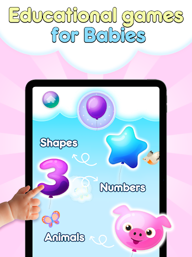Baby Balloons pop screenshot