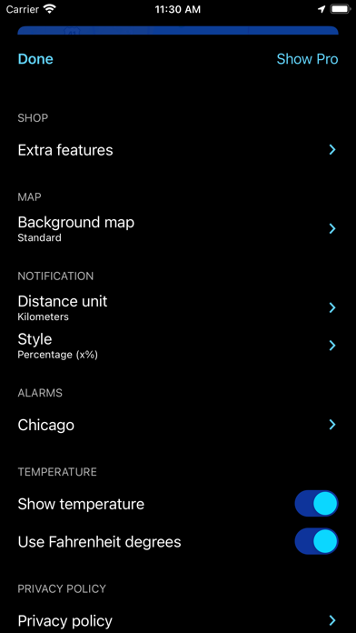 Rain Alarm screenshot