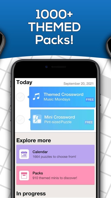 Daily Themed Crossword Puzzles screenshot