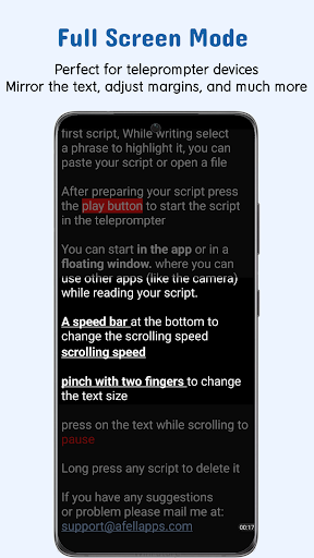 Nano Teleprompter screenshot