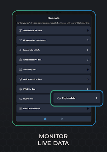 Carista OBD2 screenshot