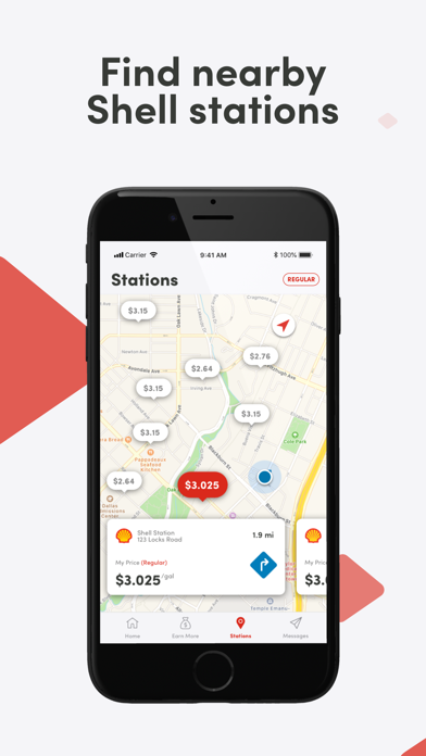 Fuel Rewards® program screenshot