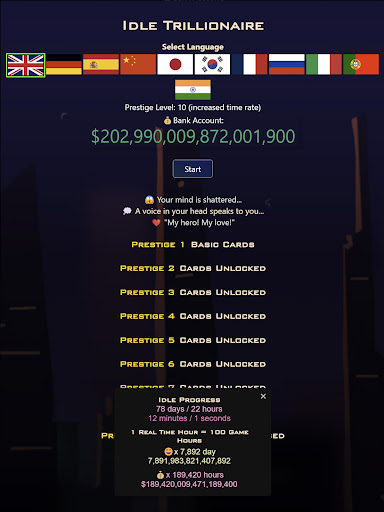 Idle Trillionaire: Money Game screenshot
