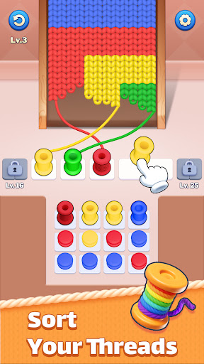 Knit Madness - Wool Color Sort screenshot