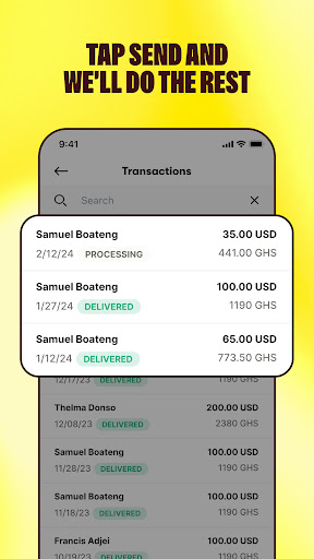 Sendwave: Send Money Abroad screenshot
