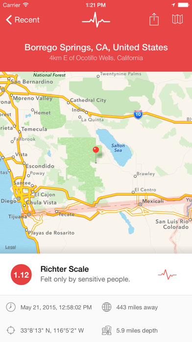 My Earthquake Alerts Pro screenshot