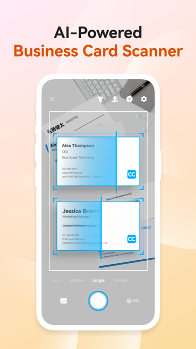 CamCard-Digital business card screenshot