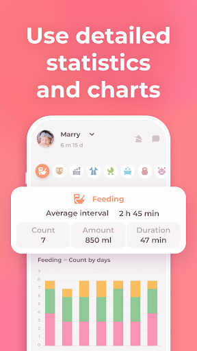 Breastfeeding tracker Pump log screenshot