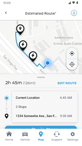 MyNISSAN® screenshot