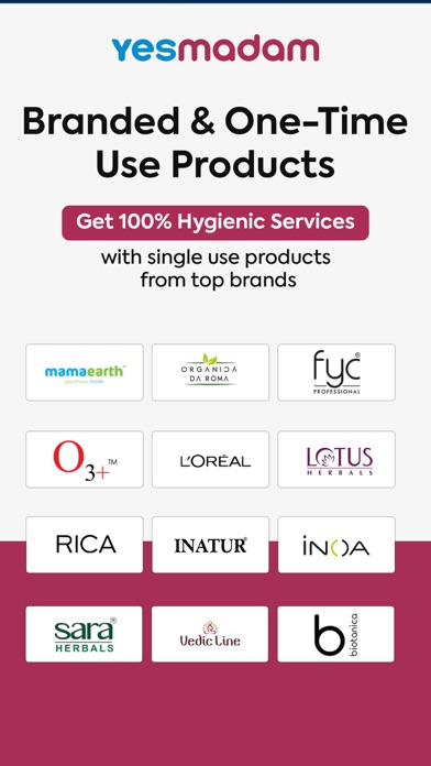 Yes Madam - Salon at Home screenshot