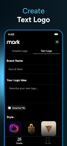 Mark - AI Logo Generator screenshot