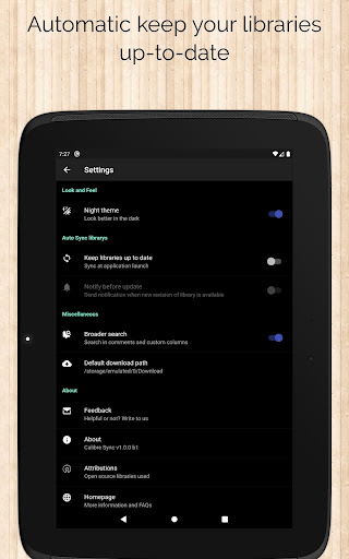 Calibre Sync screenshot