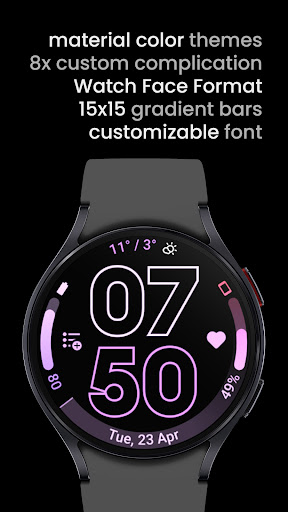 Outlined Watch Face screenshot